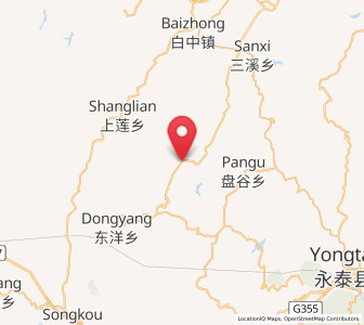 Map of Shenghuang, Fujian