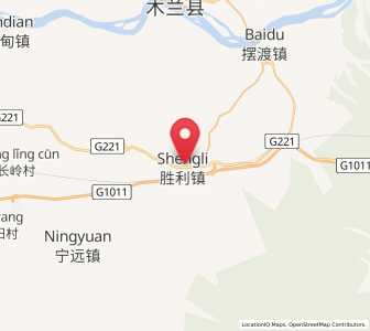 Map of Shengli, Heilongjiang