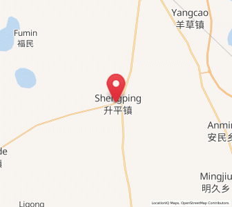 Map of Shengping, Heilongjiang