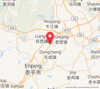 Map of Shengtang, Guangdong