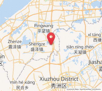 Map of Shengze, Jiangsu