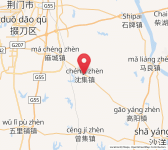Map of Shenji, Hubei