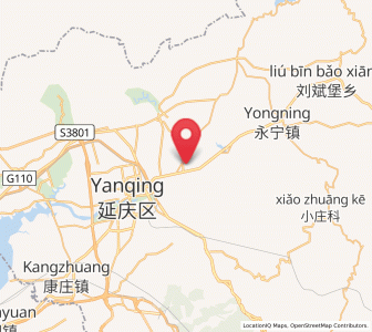 Map of Shenjiaying, Beijing
