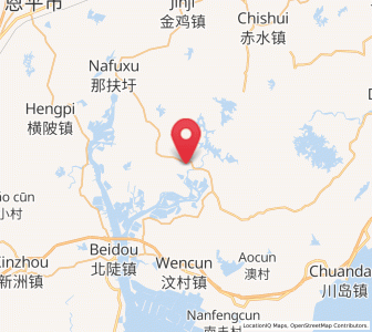 Map of Shenjing, Guangdong