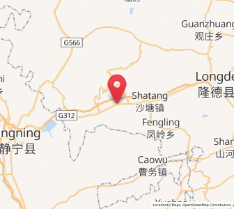 Map of Shenlin, Ningxia Hui Autonomous Region
