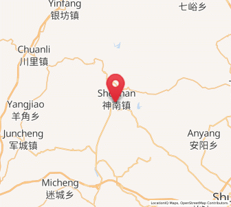 Map of Shennan, Hebei