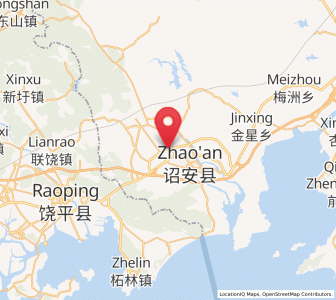 Map of Shenqiao, Fujian