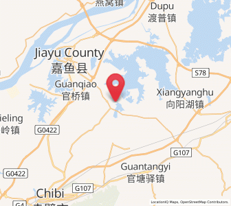 Map of Shenshan, Hubei