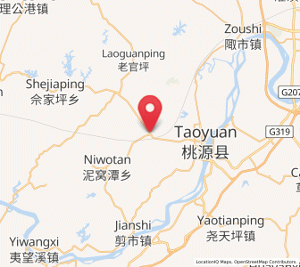 Map of Shenshuigang, Hunan