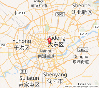 Map of Shenyang, Liaoning