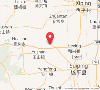 Map of Shenzhai, Henan