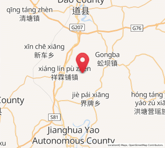 Map of Shenzhangtang, Hunan