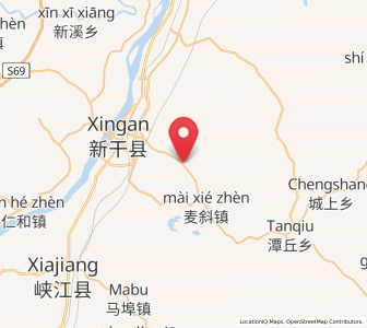 Map of Shenzhengqiao, Jiangxi