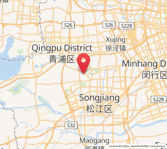Map of Sheshan, Shanghai