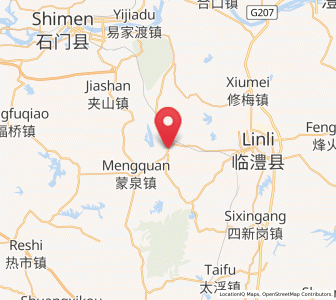 Map of Sheshiqiao, Hunan