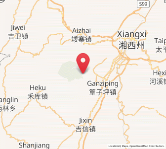 Map of Shetangpo, Hunan
