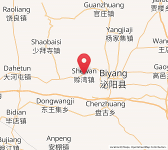 Map of Shewan, Henan