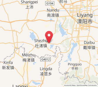 Map of Shezhu, Jiangsu