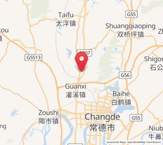 Map of Shibantan, Hunan