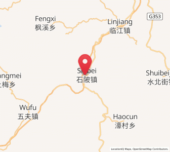 Map of Shibei, Fujian