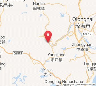 Map of Shibi, Hainan