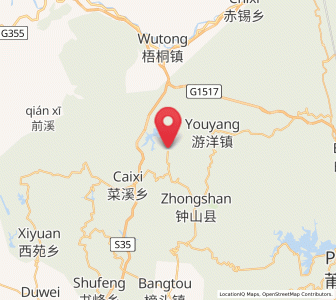 Map of Shicang, Fujian