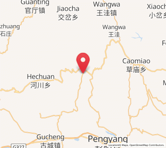 Map of Shicha, Ningxia Hui Autonomous Region