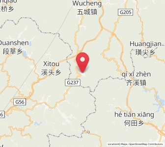 Map of Shichuan, Anhui