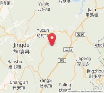 Map of Shichuan, Anhui