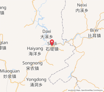 Map of Shidi, Chongqing