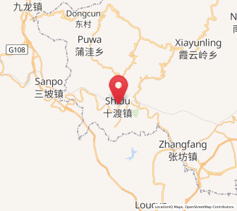 Map of Shidu, Beijing