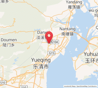 Map of Shifan, Zhejiang