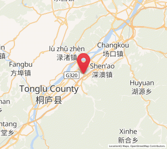 Map of Shifu, Zhejiang