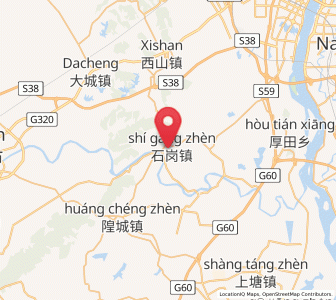 Map of Shigang, Jiangxi