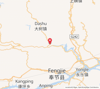 Map of Shigang, Chongqing