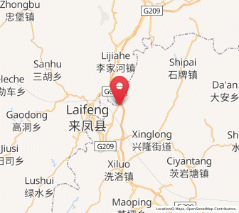 Map of Shigaoshan, Hunan