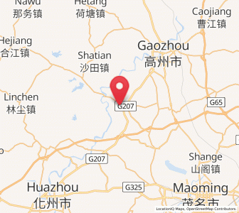 Map of Shigu, Guangdong