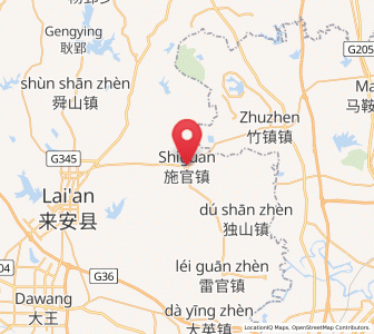 Map of Shiguan, Anhui