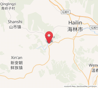 Map of Shihe, Heilongjiang