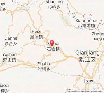 Map of Shihui, Chongqing
