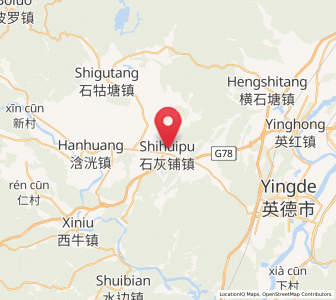 Map of Shihuipu, Guangdong
