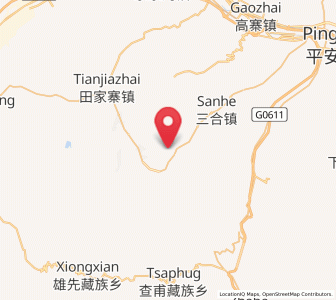 Map of Shihuiyao, Qinghai