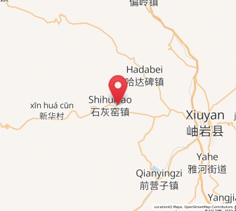 Map of Shihuiyao, Liaoning