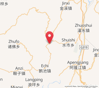 Map of Shijia, Chongqing