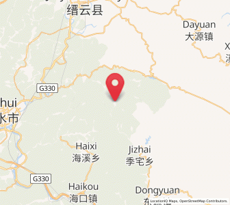 Map of Shijian, Zhejiang