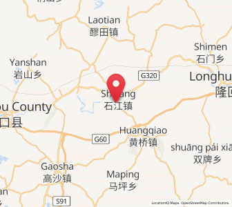 Map of Shijiang, Hunan