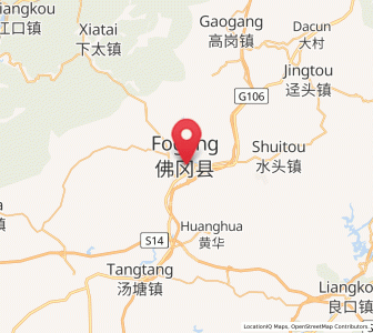 Map of Shijiao, Guangdong