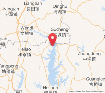 Map of Shijiao, Guangdong
