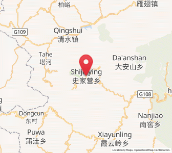 Map of Shijiaying, Beijing