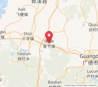 Map of Shijie, Anhui
